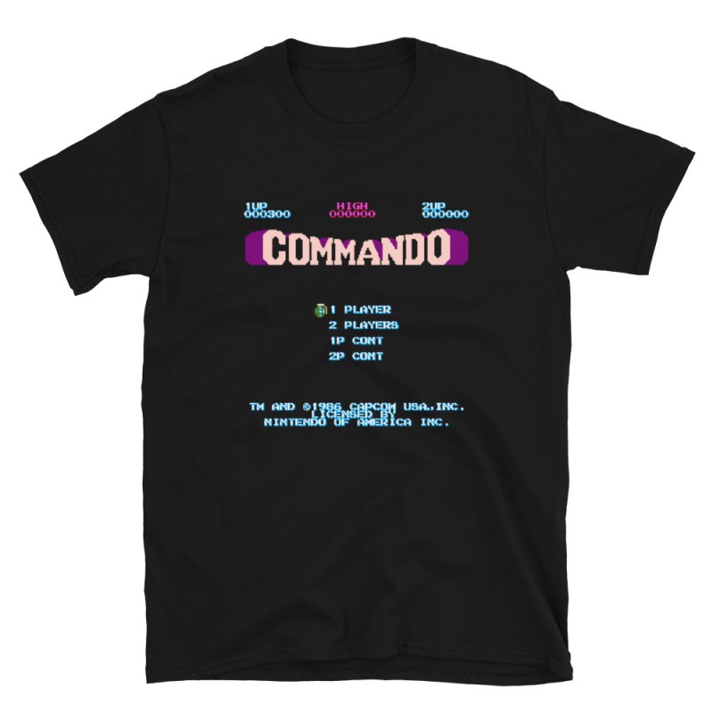 Commando Mod.01 Arcade Video Game Juego Retro Vintage 80s Console